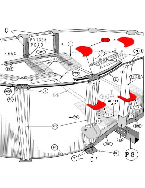 REPUESTO PISCINA GRE